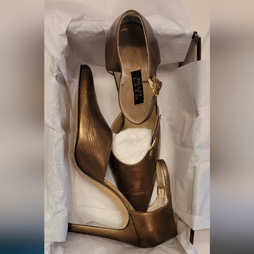 SHOES-Bronz Valley Lane Leather Women's Shoes